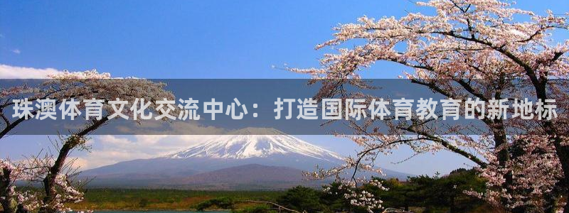 J9官方正版app神州:珠澳体育文化交流中心:打造国际体育教